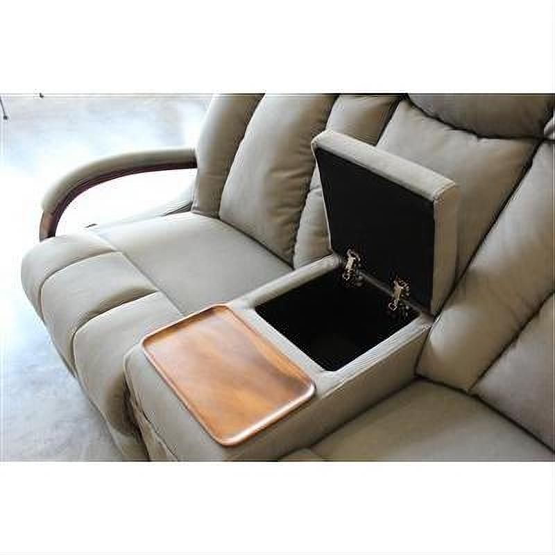 Vorn Fabric 2-Seater Lift Chair / Recliner Sofa with Console in Graphite-MyChocolateWood