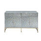 OTILLA  MOTHER OF PEARL HAND INLAY 4-DOOR 2-DRAWER SIDEBOARD/BUFFET - MyChocolateWood