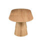 Sherwood Natural Oak Finish Oval Extension Dining Table  160-200cm - MyChocolateWood