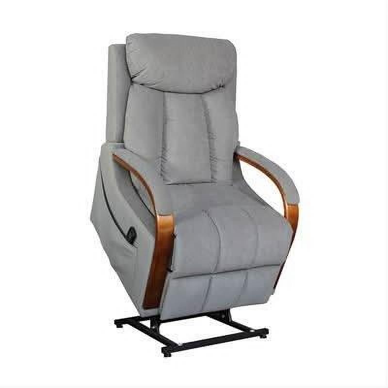 Vorn Fabric Dual Motor Lift Chair / Electric Recliner / Armchair in Graphite-MyChocolateWood