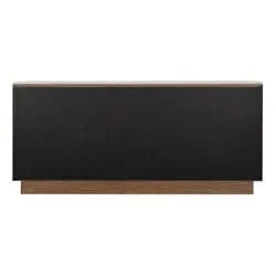 HAMPSHIRE WHITE MARBLE/WALNUT 4-DOOR BUFFET/SIDEBOARD - - MyChocolateWood