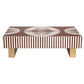 ARIA MOTHER OF PEARL HAND INLAY COFFEE TABLE - MyChocolateWood