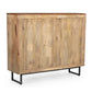 COWHIDE & MANGO HARDWOOD CHEST OF 10 DRAWERS 2 DOORS BOHO PATCHWORK  BEACHSIDE HAMPTONS - MyChocolateWood