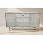 Nevana Recycled Elm 2-Door 3-Drawer Sideboard 195cm - Chocolate Wood