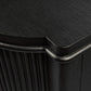 DIANNA MARBLE ART DECO 6 DRAWER CHEST OF DRAWERS ACCENT CHEST BLACK - MyChocolateWood