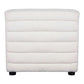 MEREDITH BOUCLE OCCASIONAL CHAIR LOUNGE CHAIR WHITE - MyChocolateWood