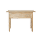 Joelle 2-Drawer Console Table in Distressed Rustic - Chocolate Wood