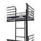 CURZON SINGLE OVER SINGLE BUNK BEDS BLACK - MyChocolateWood