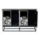 CYNTHIA  MOTHER OF PEARL HAND INLAY 4-DOOR SIDEBOARD/BUFFET - MyChocolateWood