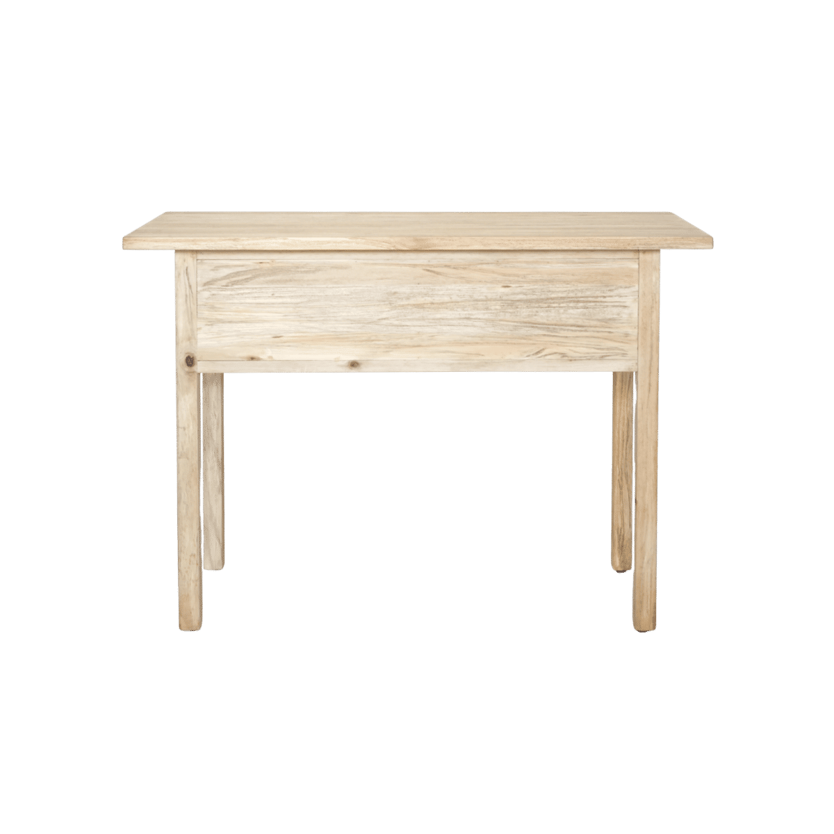 JOELLE 2-DRAWER CONSOLE TABLE/HALL TABLE DISTRESSED NATURAL - MyChocolateWood