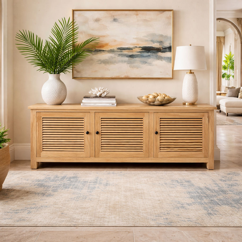 Villa Louvre Style TV Unit 160cm standard height setting