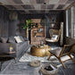 EMORI BRASS LOOK HAMMERED COFFEE TABLE - MyChocolateWood