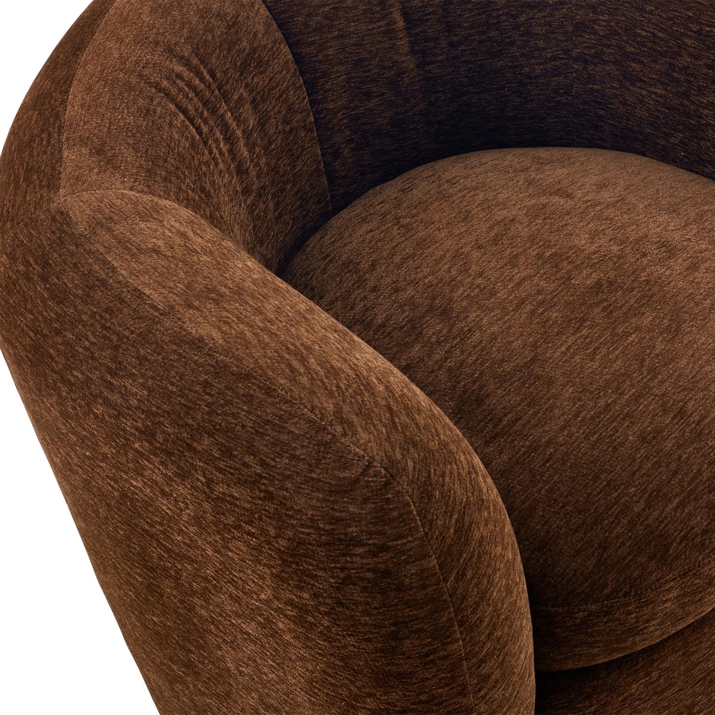 Brierly Fabric Armchair/Tub Chair - Walnut Brown