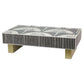 THE CRISANTH MOTHER OF PEARL HAND INLAY COFFEE TABLE - MyChocolateWood