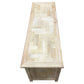 GIBRALTAR  RECYCLED ELM TIMBER TV UNIT 2 DOORS/1 DRAWER NATURAL - MyChocolateWood