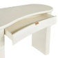 DELMAR  ASHWOOD VENEER 4-DRAWER HOME OFFICE DESK/ STUDENT DESK BONE IVORY - MyChocolateWood