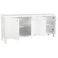 JAILA 4-DOOR CONTEMPORARY SIDEBOARD/BUFFET WHITE - MyChocolateWood