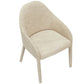 CHALMERS FABRIC DINING CHAIR BEIGE - MyChocolateWood
