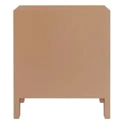 JAYLA LARGE MOCHA MOUSSE 2-DRAWER BEDSIDE TABLE - MyChocolateWood