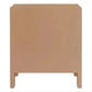 Jayla Large 2-Drawer Bedside Table in Mocha Mousse - Chocolate Wood