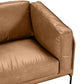DAVIEN LIGHT BROWN 2.5 SEATER SOFA TOP GRAIN COW LEATHER - MyChocolateWood