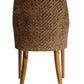 LAMAR RATTAN LOUNGE CHAIR ACCENT CHAIR/ ARMCHAIR MANGO TEAK COLOUR - MyChocolateWood