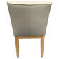 MORROW LEATHER DINING CHAIR LIGHT MOCHA/NATURAL - MyChocolateWood