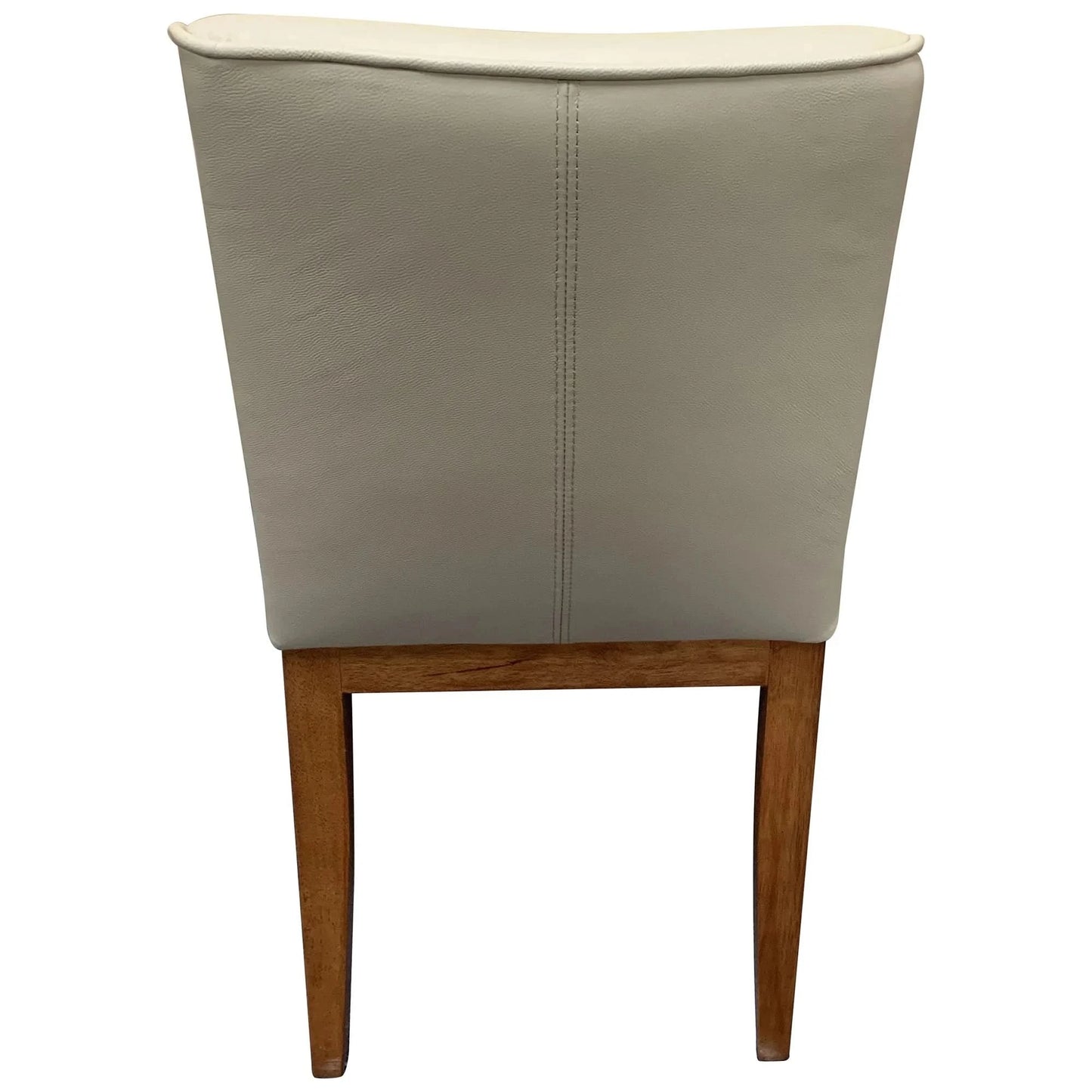MORROW LEATHER DINING CHAIR LIGHT MOCHA/BLACKWOOD - MyChocolateWood