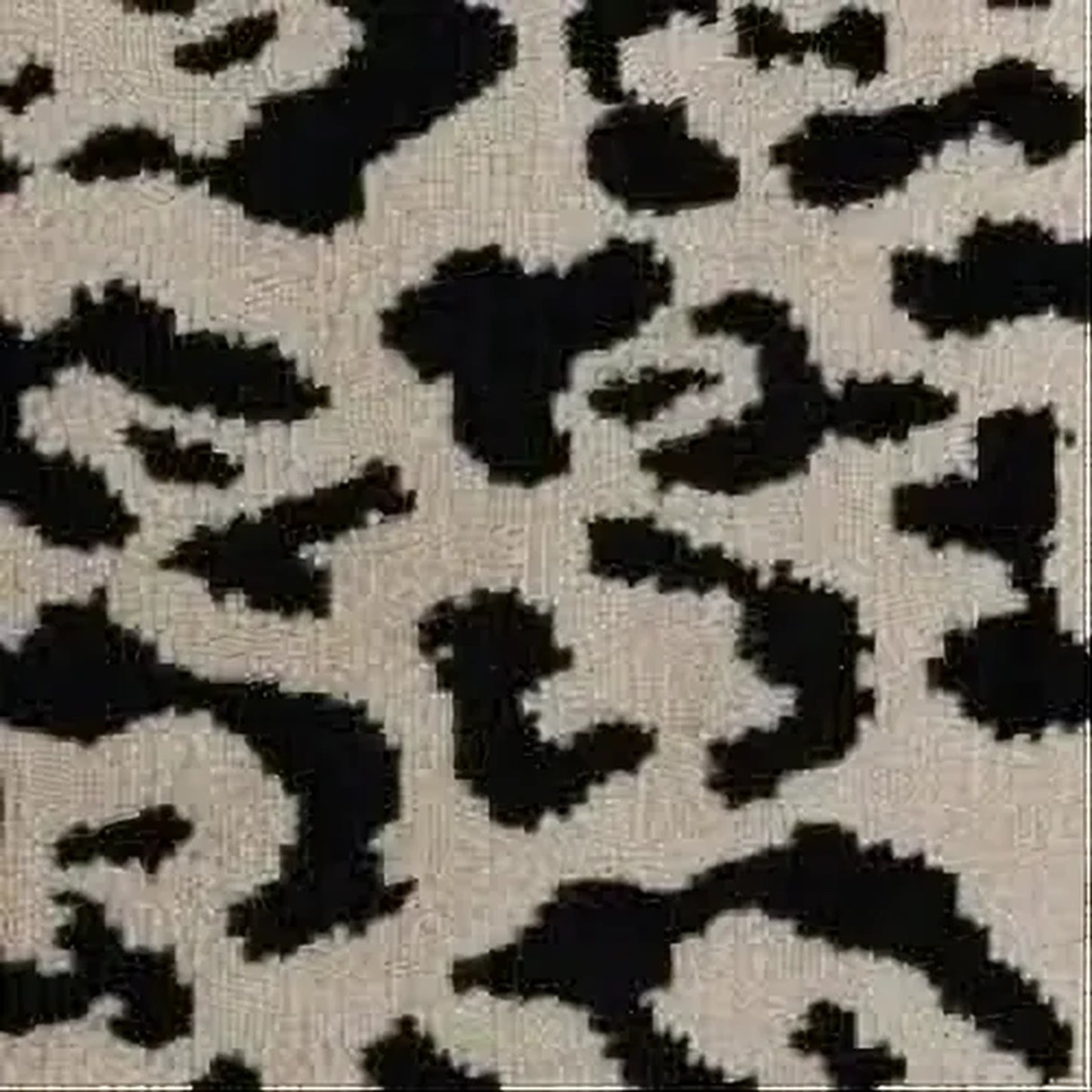 NAMAR STOOL - LEOPARD CHENILLE