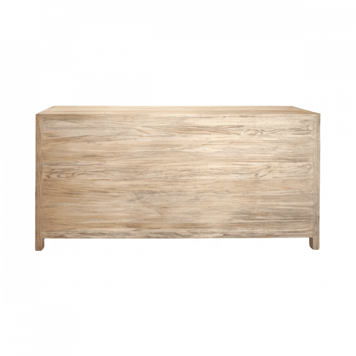 JOELLE 6-DRAWER DRESSER/CHEST OF 6 DRAWERS DISTRESSED NATURAL - MyChocolateWood