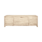 JOELLE 4-DRAWER 2-DOOR CABINET/SIDEBOARD/BUFFET DISTRESSED NATURAL - MyChocolateWood