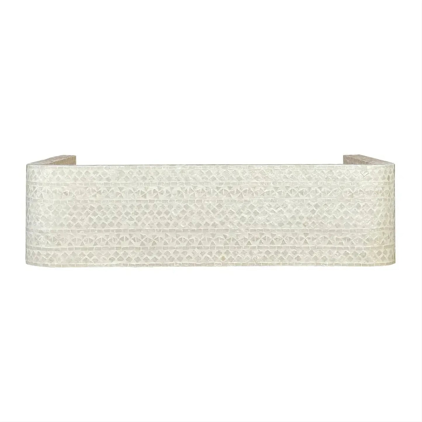 NORAH PEARLESCENT MOTHER OF PEARL CONSOLE TABLE/HALL TABLE