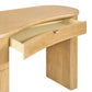 DELMAR  OAK VENEER 4-DRAWER HOME OFFICE DESK/ STUDENT DESK OAK - MyChocolateWood