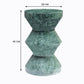 PINNACLE SOLID MARBLE SIDE TABLE/LAMP TABLE/ACCENT TABLE - MyChocolateWood