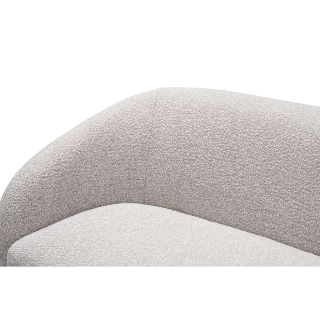 SUKI BOUCLE 3-SEATER SOFA QUARTZ - MyChocolateWood
