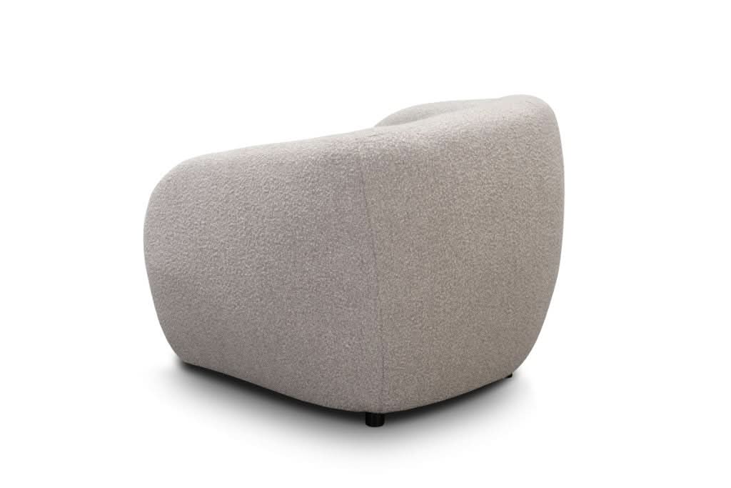 Suki Boucle Armchair in Quartz detail