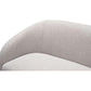 Suki Boucle 3-Seater Sofa in Quartz back