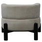 NAPIER FAWN CHENILLE FABRIC OCCASIONAL CHAIR - MyChocolateWood