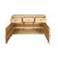 JOELLE 3-DRAWER 2-DOOR BUFFET/SIDEBOARD DISTRESSED RUSTIC - MyChocolateWood