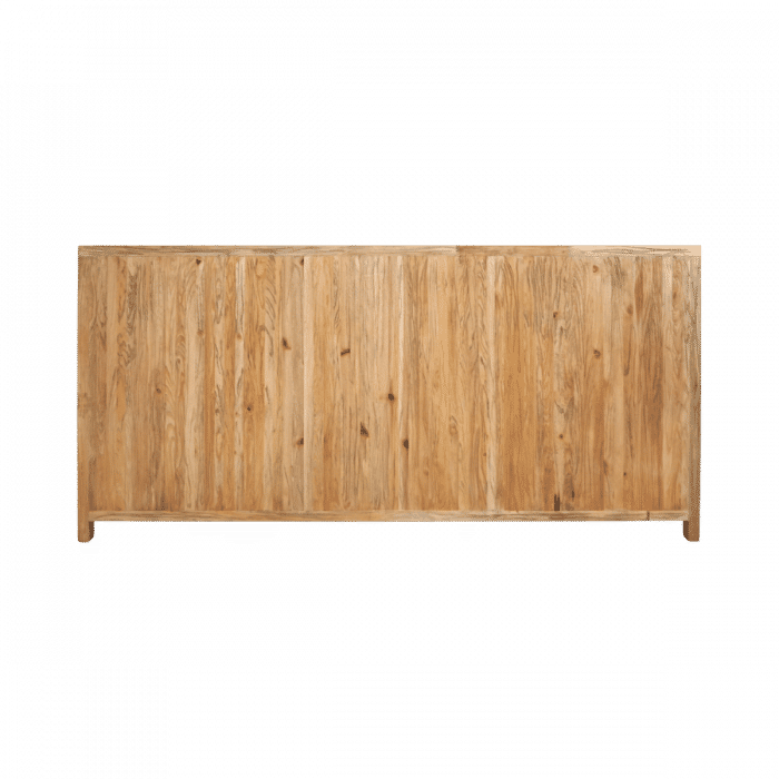 JOELLE 18-DRAWER 6-DOOR FILE CABINET DISTRESSED RUSTIC NATURAL - MyChocolateWood