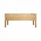 Joelle 4-Drawer 2-Door Buffet in Distressed Rustic - Chocolate Wood