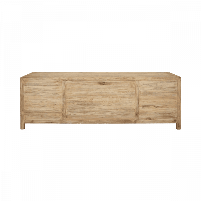 JOELLE 4-DRAWER 2-DOOR CABINET/SIDEBOARD/BUFFET DISTRESSED RUSTIC - MyChocolateWood