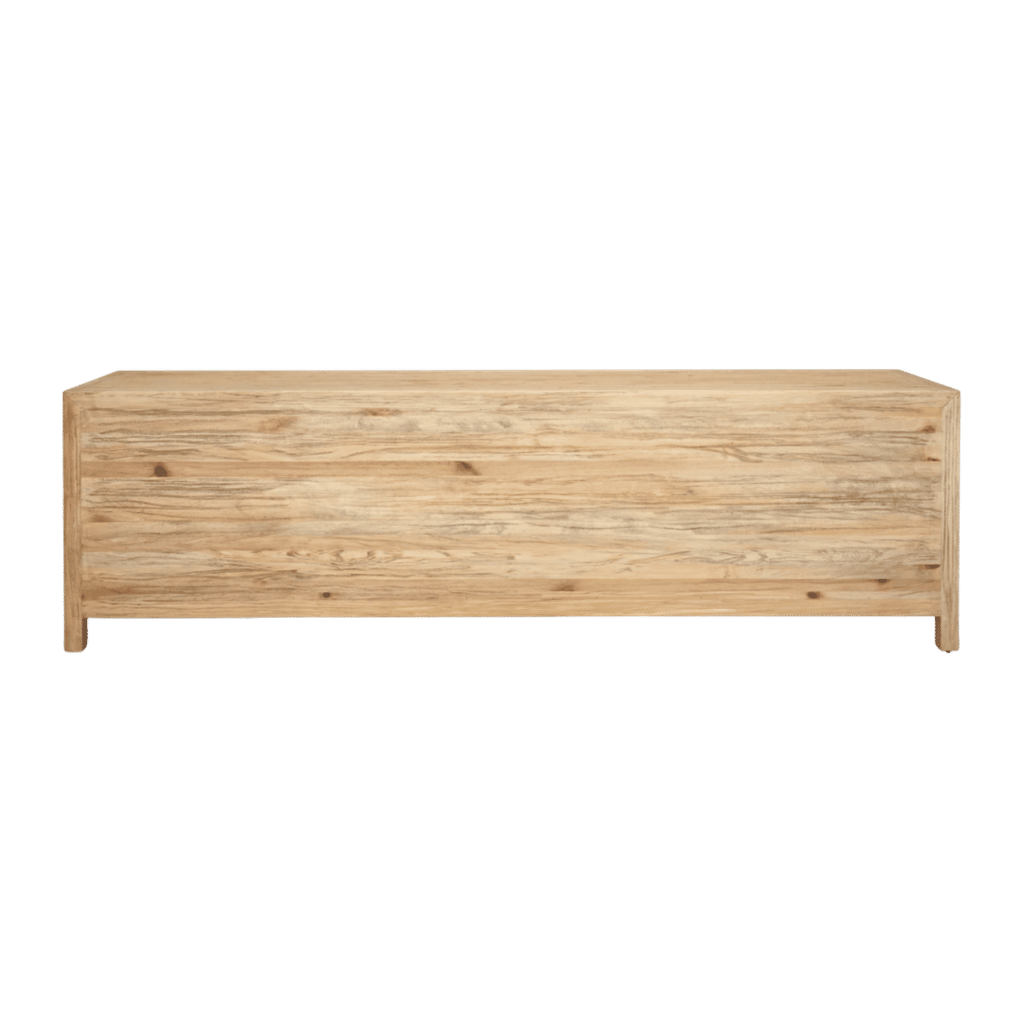 Joelle 8-Drawer Lowboy in Distressed Rustic - Chocolate Wood