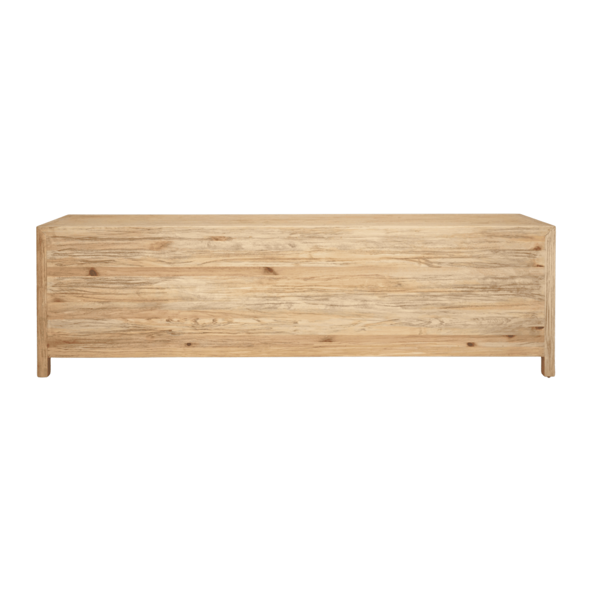 Joelle 8-Drawer Lowboy in Distressed Rustic - Chocolate Wood