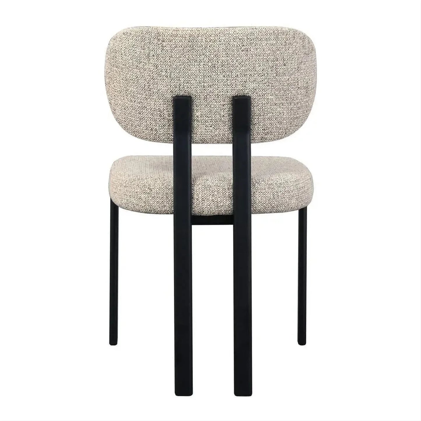 Kilbrin Dining Chair in Speckle Brown - Chocolate Wood