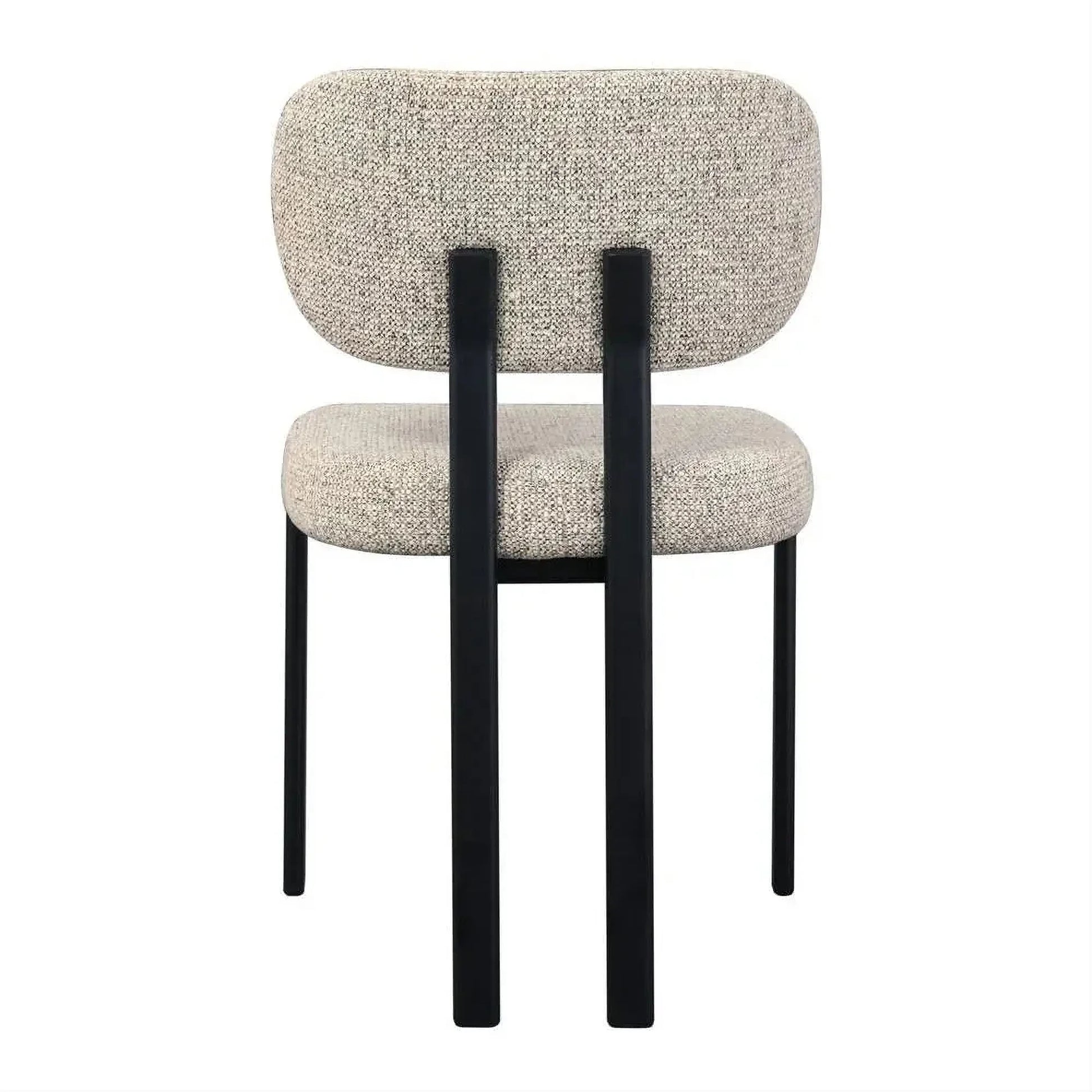 Kilbrin Dining Chair in Speckle Brown - Chocolate Wood