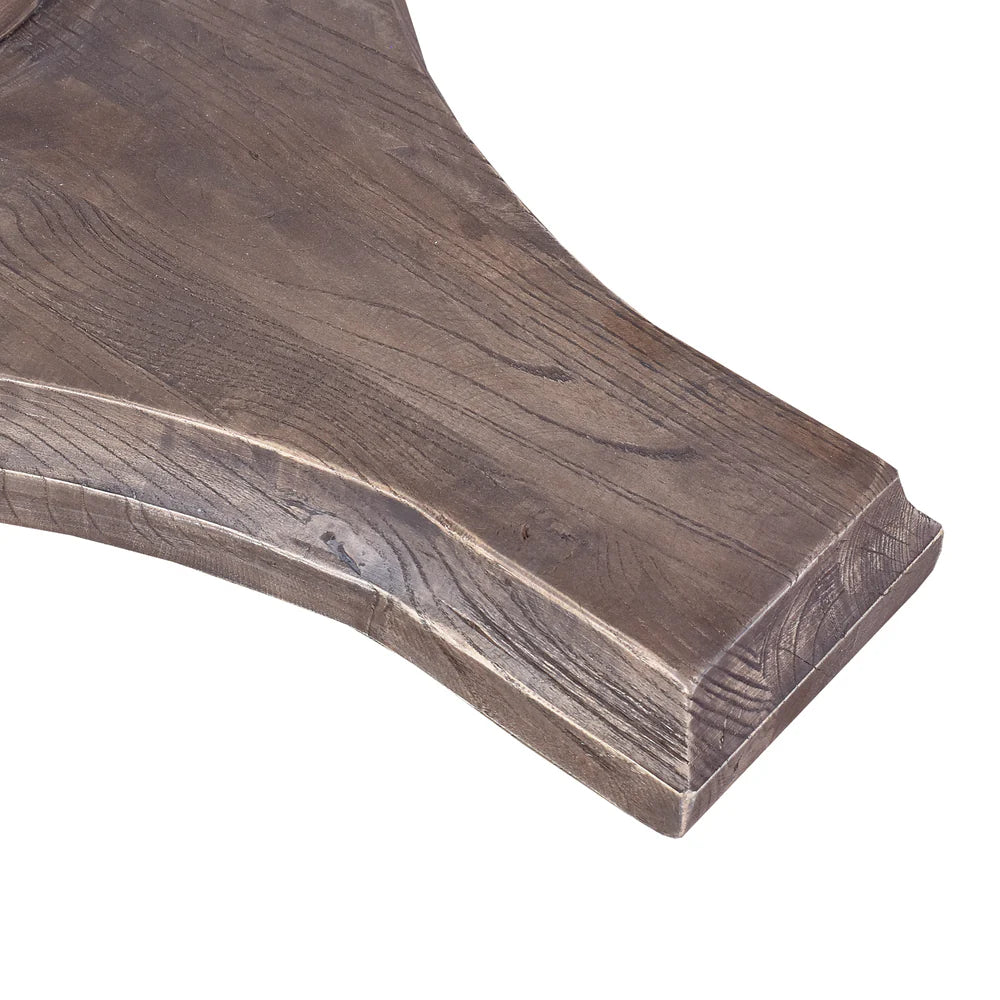 SULLIVAN RECLAIMED ELM ROUND DINING TABLE 120CM - MyChocolateWood