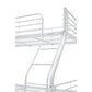 CURZON SINGLE OVER DOUBLE  BUNK BEDS WHITE - MyChocolateWood