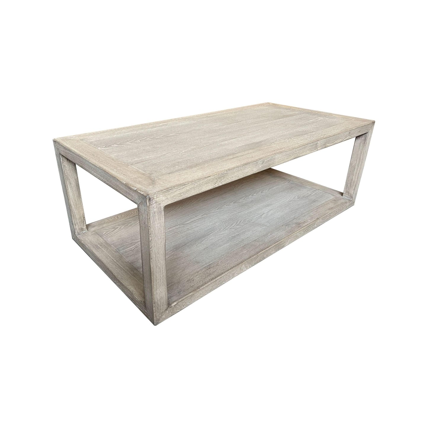NEVANA RECYCLED ELM TIMBER BLOCK COFFEE TABLE 140CM - MyChocolateWood
