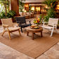 Plantation Colonial Chair in Natural with Jute - Chocolate Wood